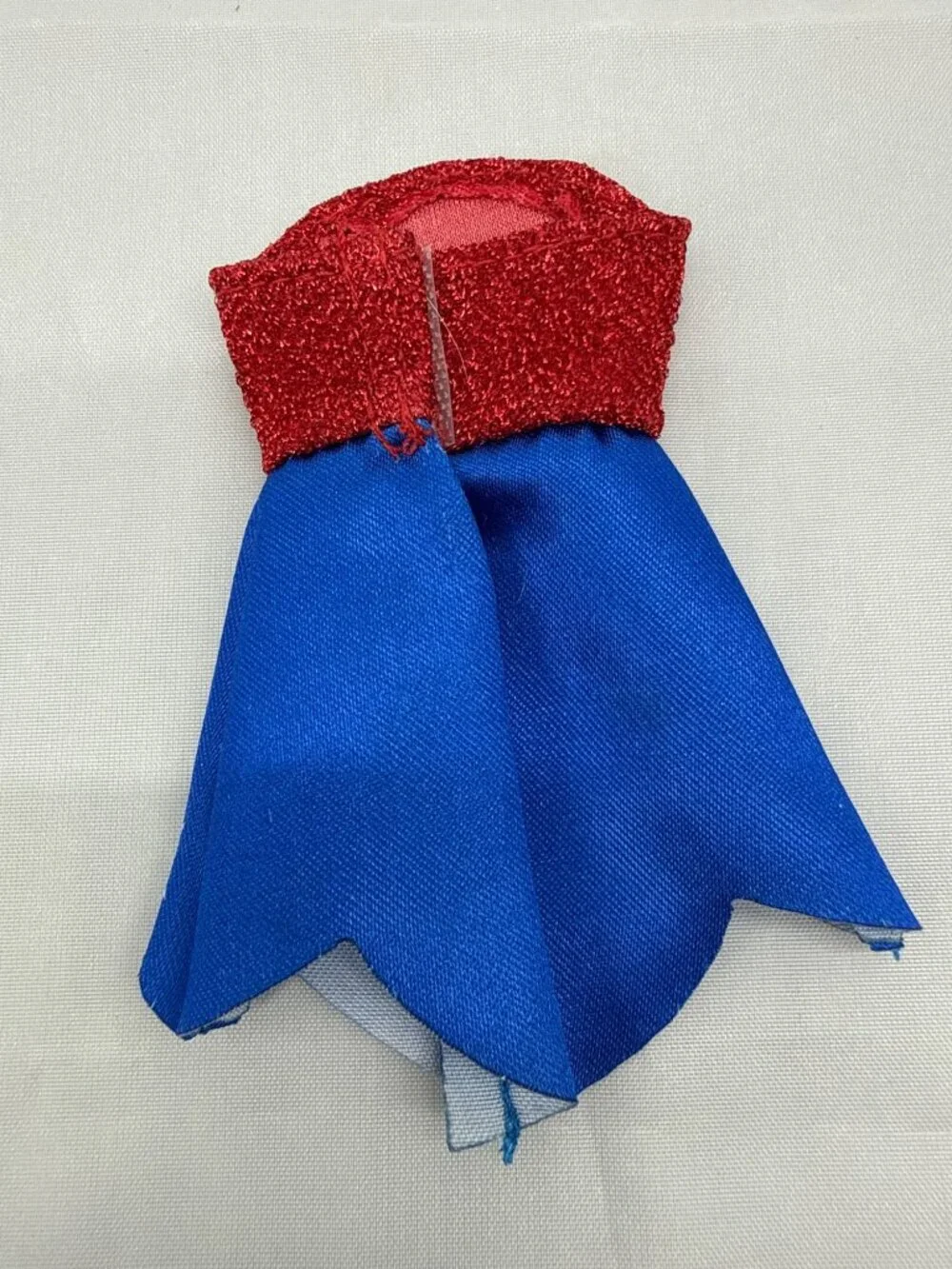 Patriotic Miniature Fashion Doll Dress Stars Stripes Americana Core Y2K Coquette